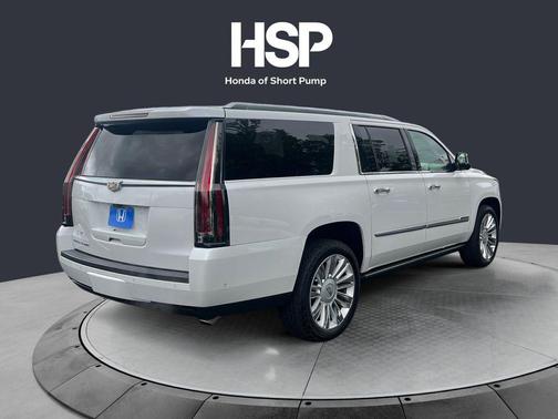 Crystal White Tri-Coat 2019 Cadillac Escalade ESV Platinum