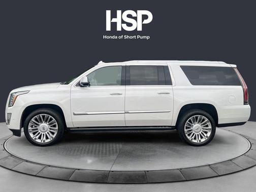 Crystal White Tri-Coat 2019 Cadillac Escalade ESV Platinum