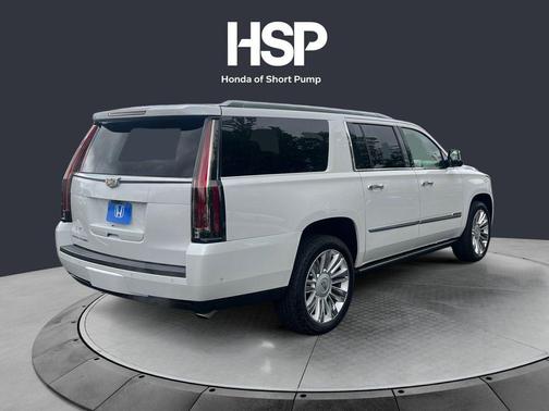 Crystal White Tri-Coat 2019 Cadillac Escalade ESV Platinum
