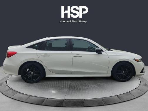 Platinum White Pearl 2023 Honda Civic Sport