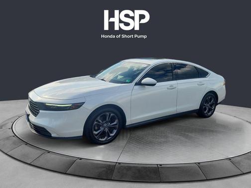 Platinum White Pearl 2023 Honda Accord EX