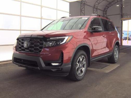 Radiant Red Metallic II 2023 Honda Passport TrailSport