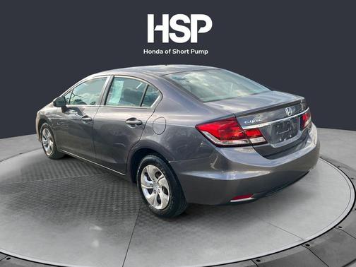 Modern Steel Metallic 2015 Honda Civic LX