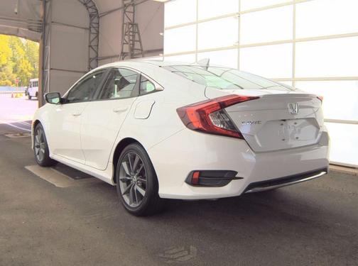 Platinum White Pearl 2020 Honda Civic EX-L