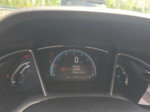 Platinum White Pearl 2020 Honda Civic EX-L