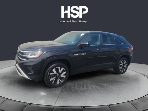 Deep Black Pearl Effect 2021 Volkswagen Atlas Cross Sport 2.0T SE