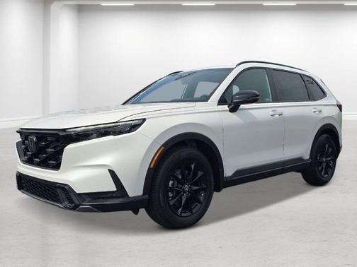 Platinum White Pearl 2026 Honda CR-V Hybrid Sport-L