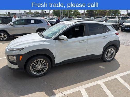 Chalk White 2021 Hyundai KONA SEL Plus