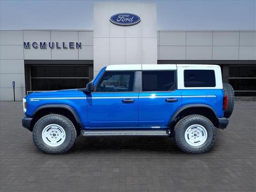 Velocity Blue Metallic 2026 Ford Bronco Heritage Edition