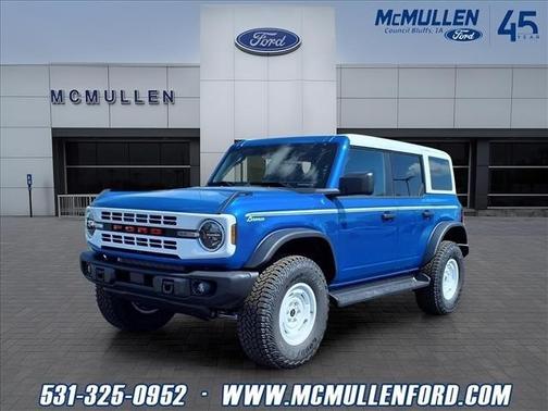 Velocity Blue Metallic 2026 Ford Bronco Heritage Edition