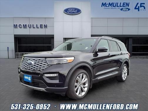 Agate Black Metallic 2023 Ford Explorer Platinum