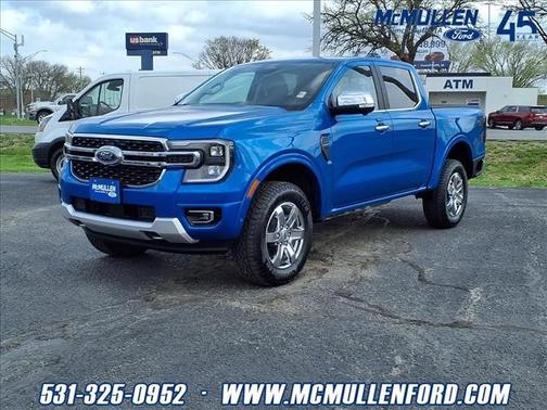 Velocity Blue Metallic 2024 Ford Ranger Lariat