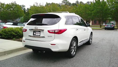 Moonlight White 2014 INFINITI QX60 Base