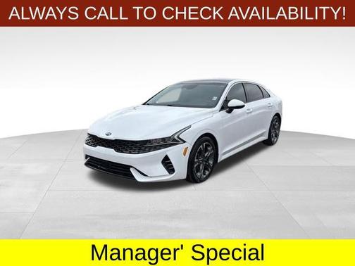 Glacial White Pearl 2021 Kia K5 EX