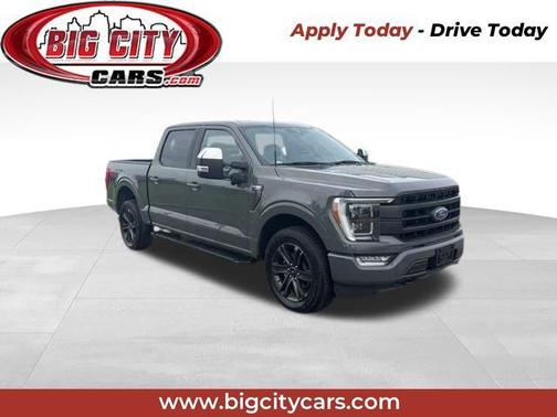 Gray 2021 Ford F-150 Lariat