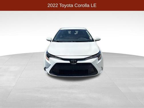 White 2022 Toyota Corolla LE