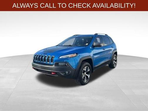 Hydro Blue Pearlcoat 2018 Jeep Cherokee Trailhawk