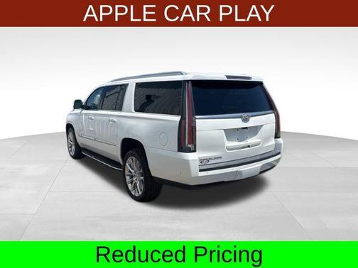 Crystal White Tricoat 2018 Cadillac Escalade ESV Luxury