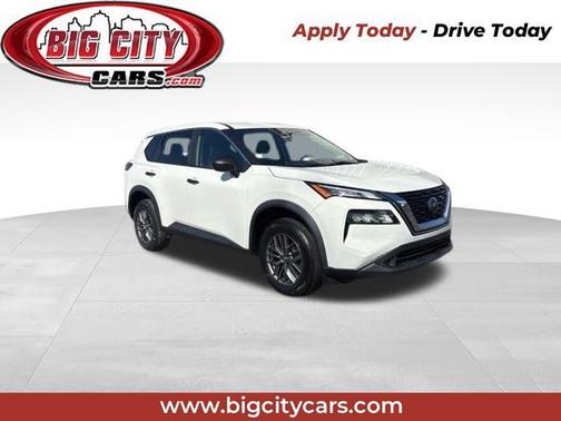 Glacier White 2021 Nissan Rogue S