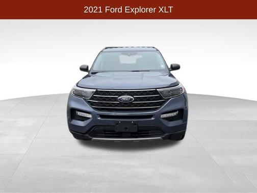 Blue Metallic 2021 Ford Explorer XLT