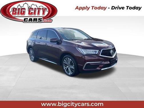 Red 2017 Acura MDX 3.5L w/Technology Package