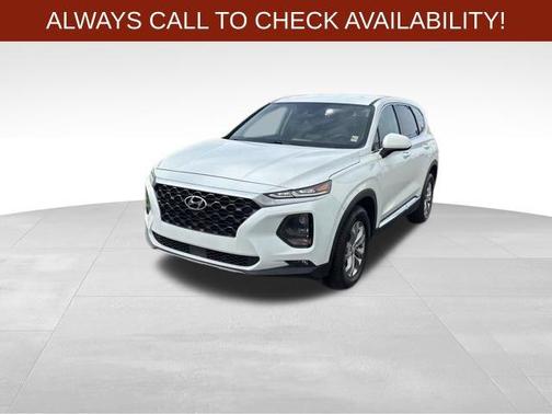 Quartz White 2019 Hyundai SANTA FE SEL 2.4