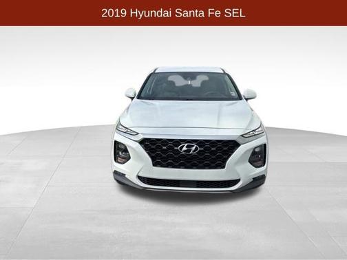 Quartz White 2019 Hyundai SANTA FE SEL 2.4