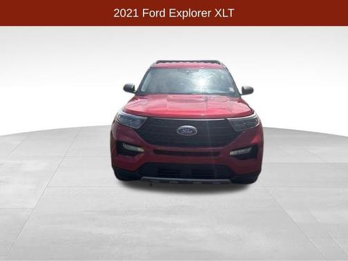 Red Metallic 2021 Ford Explorer XLT