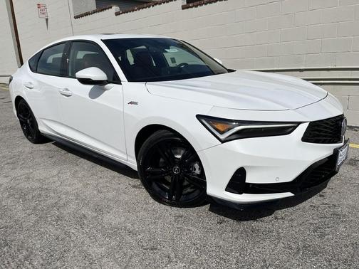 Platinum White Pearl 2026 Acura Integra FWD A-Spec with Technology
