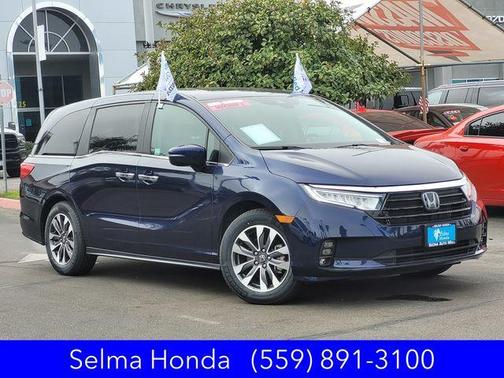 Blue 2023 Honda Odyssey EX-L
