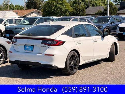 Platinum White Pearl 2026 Honda Civic Sport