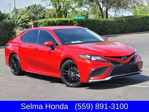 Red 2021 Toyota Camry XSE