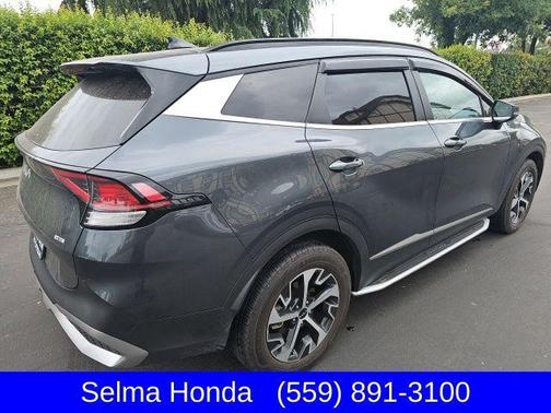 Gray 2024 Kia Sportage Hybrid EX