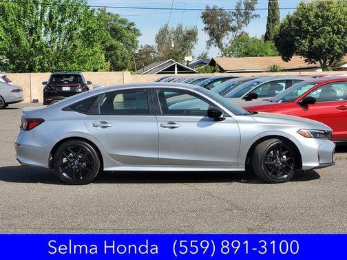 Solar Silver Metallic 2026 Honda Civic Sport