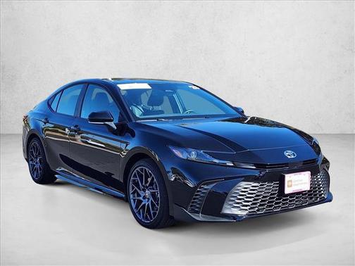 Midnight Black Metallic 2025 Toyota Camry SE