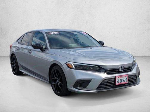 Lunar Silver Metallic 2022 Honda Civic Sport