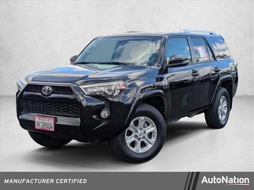 Midnight Black Metallic 2017 Toyota 4Runner SR5 Premium
