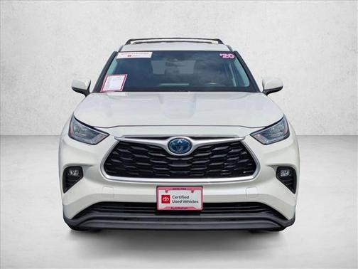 Blizzard Pearl 2020 Toyota Highlander Hybrid LE