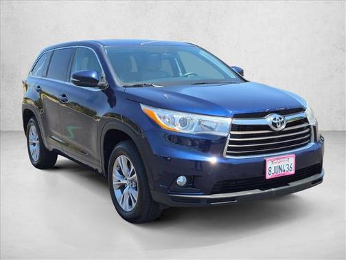 Blue 2016 Toyota Highlander LE Plus