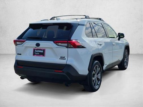 Blizzard Pearl 2022 Toyota RAV4 Hybrid XLE Premium
