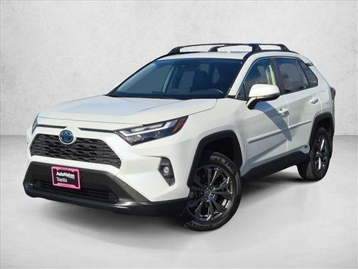 Blizzard Pearl 2022 Toyota RAV4 Hybrid XLE Premium