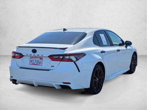 White 2022 Toyota Camry Nightshade Edition Hybrid