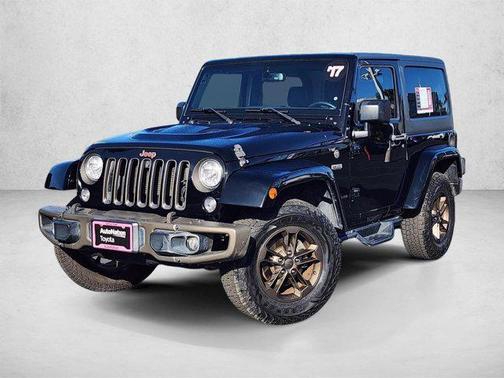 Black Clearcoat 2017 Jeep Wrangler 75th Anniversary Edition 4x4