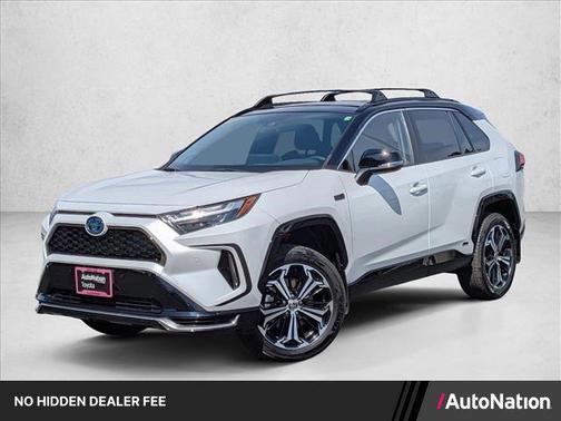 Wind Chill Pearl/Midnight Black Metallic 2024 Toyota RAV4 Prime XSE