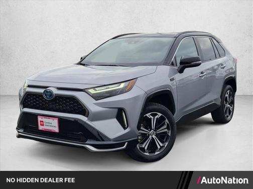 Silver Sky Metallic/Midnight Black Metallic 2024 Toyota RAV4 Prime XSE