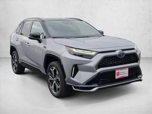 Silver Sky Metallic/Midnight Black Metallic 2024 Toyota RAV4 Prime XSE