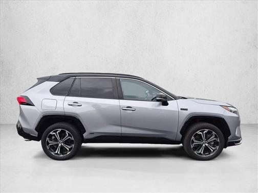 Silver Sky Metallic/Midnight Black Metallic 2024 Toyota RAV4 Prime XSE