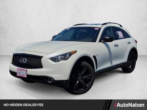 Majestic White 2017 INFINITI QX70 Base
