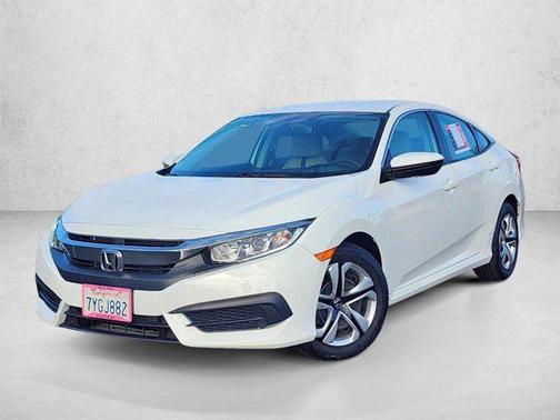 Taffeta White 2017 Honda Civic LX