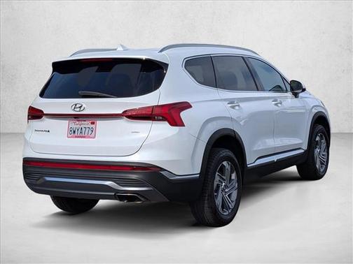 Quartz White 2021 Hyundai SANTA FE SEL 2.4